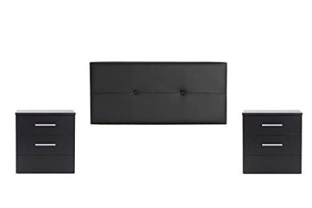 Cabecero mas mesitas de noche