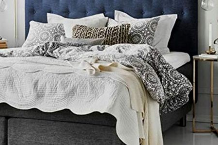 Cabecero cama 150 azul