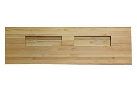 Cabecero madera natural
