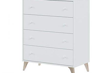 Cajonera blanca dormitorio