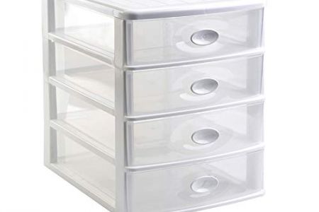 Cajonera blanca plástico