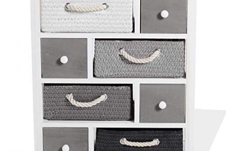 Cajonera cestos mimbre