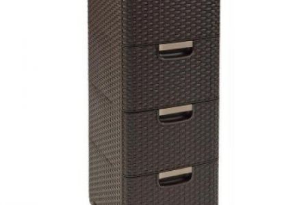 Cajonera efecto mimbre