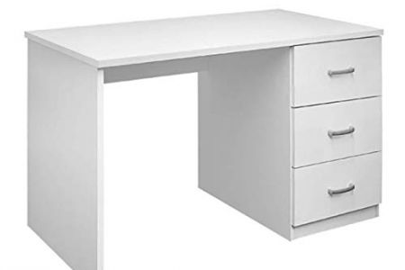 Cajonera escritorio blanca