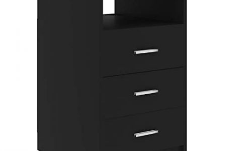Cajonera escritorio negro