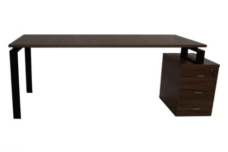 Cajonera escritorio nogal