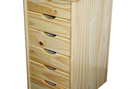 Cajonera madera ruedas