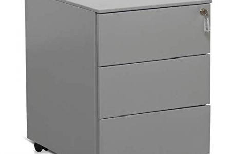 Cajonera oficina gris