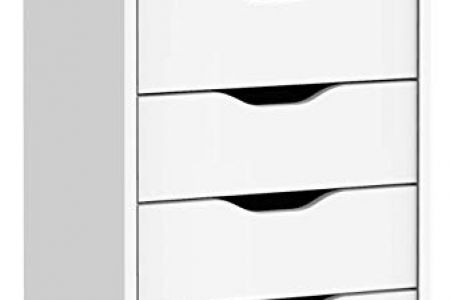 Cajonera para escritorio blanco