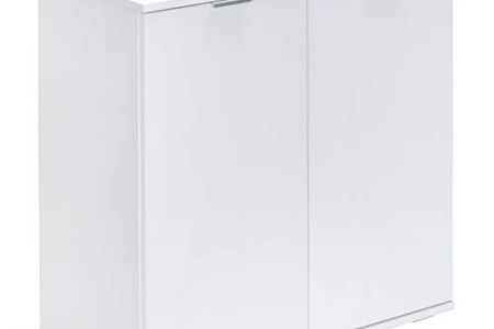 cómoda baño blanco