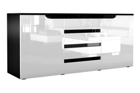 cómoda blanco y negro