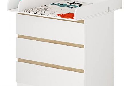 cómoda cambiador bebé madera