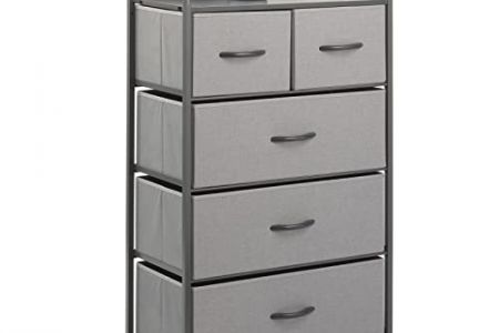 cómoda gris dormitorio