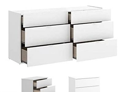 Conjunto mesitas de noche y cómoda