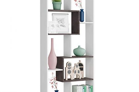 estantería asimetrica