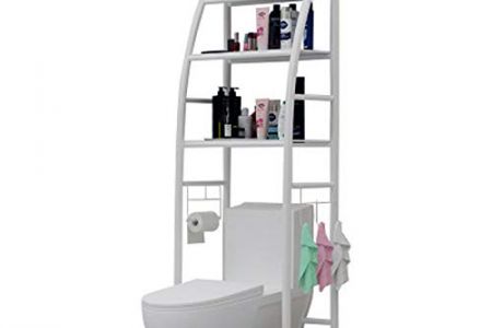 estantería baño sobre inodoro