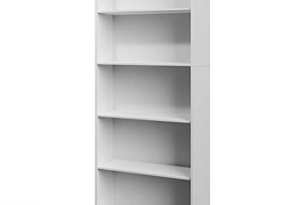 estantería blanca habitación