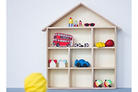 estantería casa madera