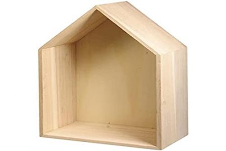 estantería casita madera