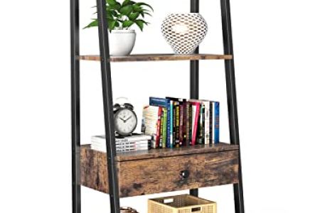 estantería con cajones