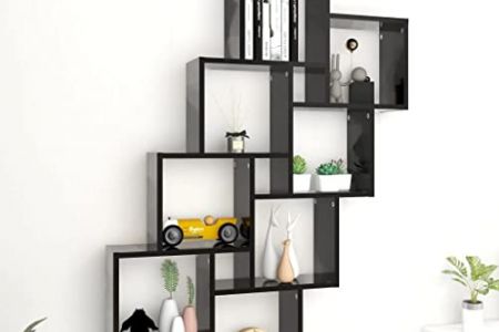 estantería cubo negro