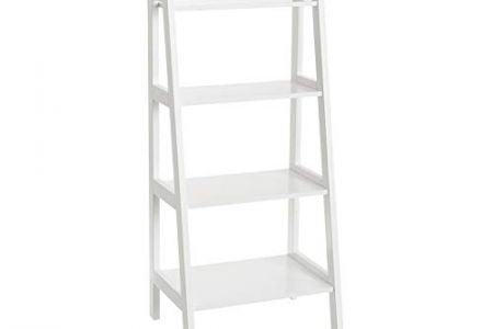 estantería escalera madera