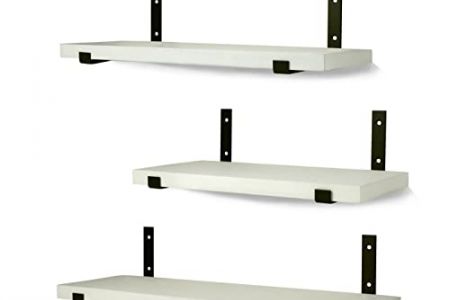 estantería flotante madera