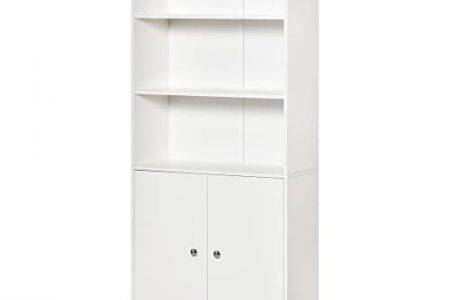 estantería melamina blanca