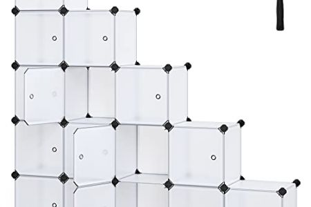 estantería modular blanca