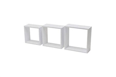 estantería pared cubo