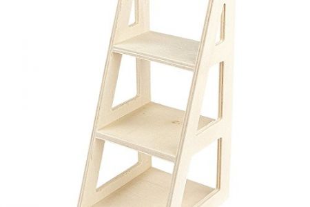estantería pequeña madera