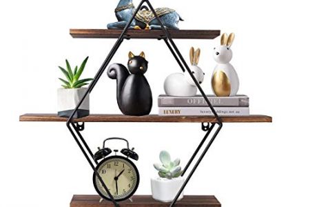 estantería vintage pared