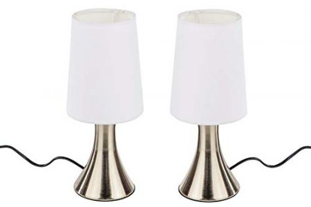 Juego de lamparas de mesita de noche