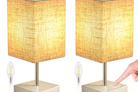 Lampara mesita de noche táctil