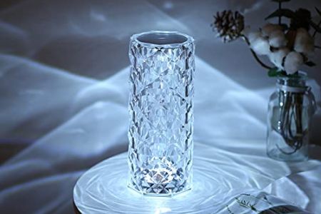 Lamparas de mesita de noche cristal