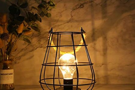 Lamparas de mesita de noche rusticas