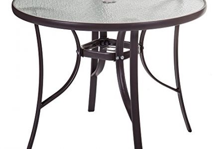 Mesa jardín redonda