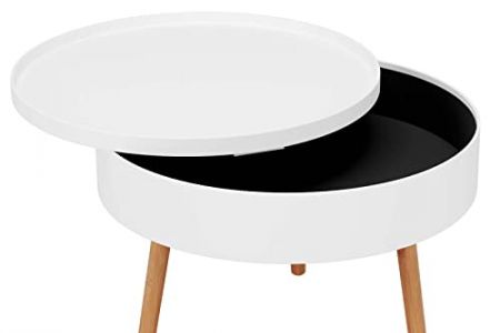 Mesa redonda blanca