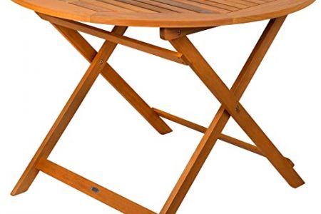 Mesa redonda madera