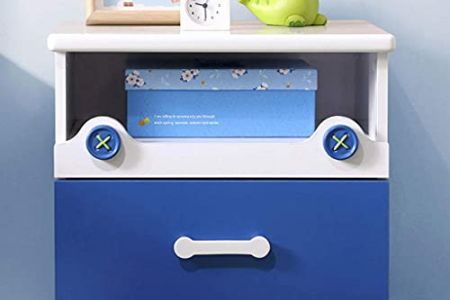 Mesita de noche azul