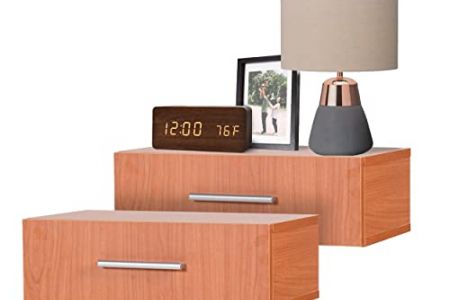 Mesita de noche cerezo