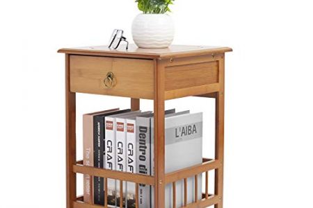 Mesitas de noche color miel