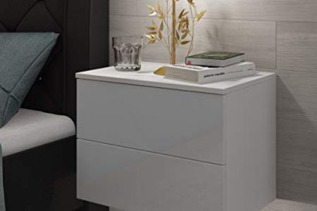 Mesita de noche con led