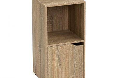 Mesita de noche con puerta