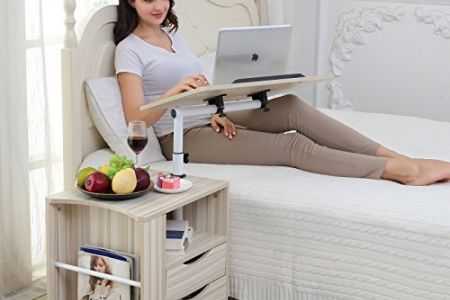 Mesita de noche con ruedas