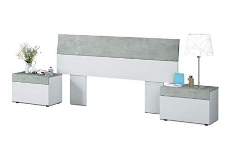 Mesitas de noche dormitorio blanco