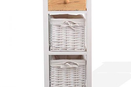 Mesitas de noche dormitorio mimbre