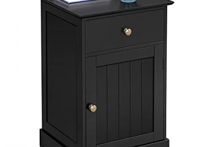 Mesita de noche dormitorio vintage