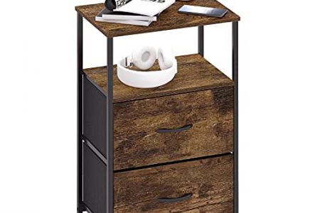 Mesitas de noche estrechas dormitorio