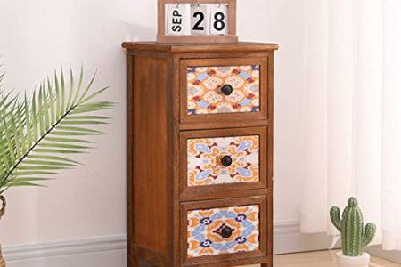 Mesita de noche etnica